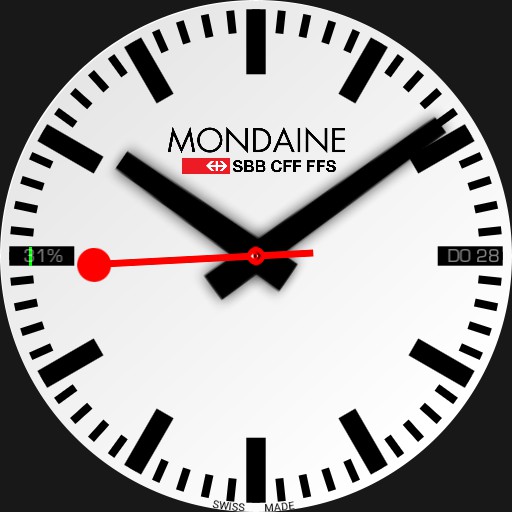 Mondaine white
