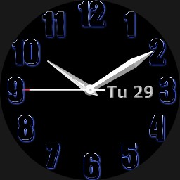 Neon Clock analog 2  Copy