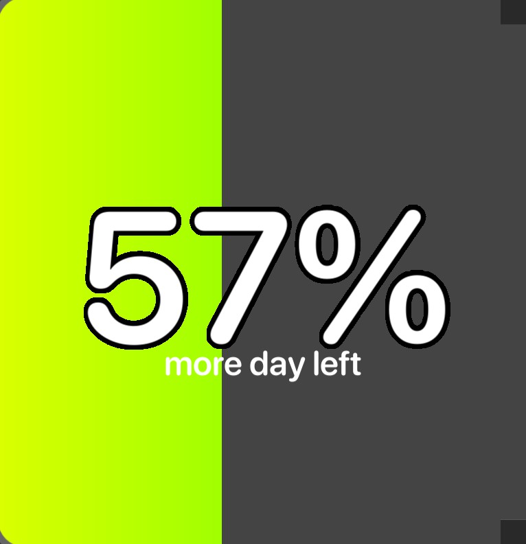 day percentage thing