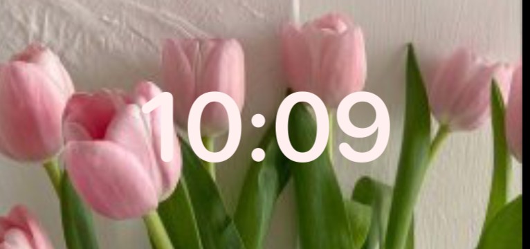 tulip clock