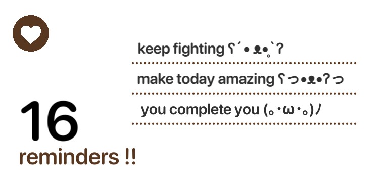 Reminders and quotes Copy