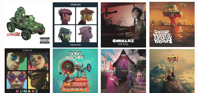 Every Gorillaz album