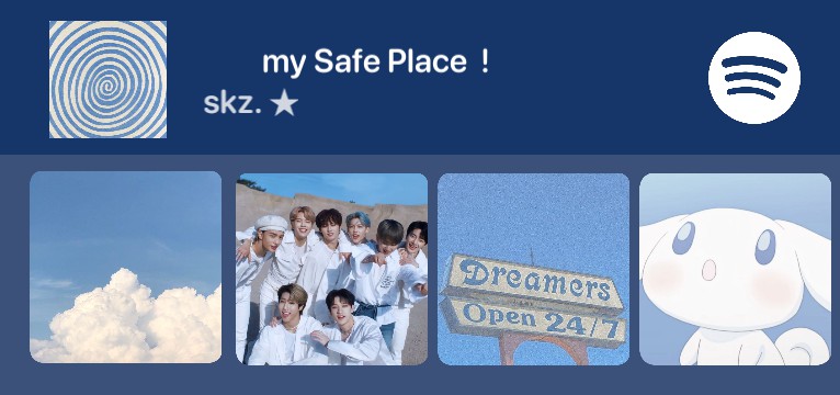 spotify widget skz 