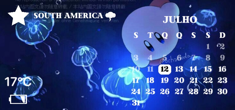 jelly fish kirby aesthetic blue