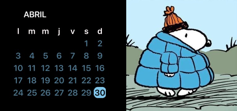snoppy calendar 