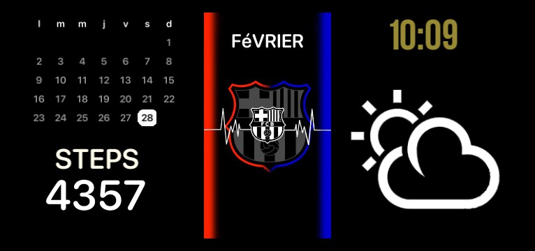 Barcelone widget 