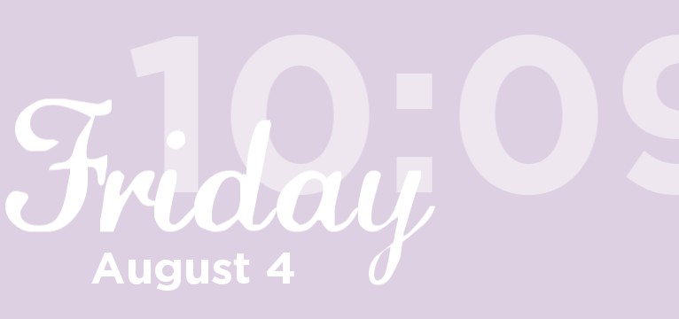 Light Purple Long Widget