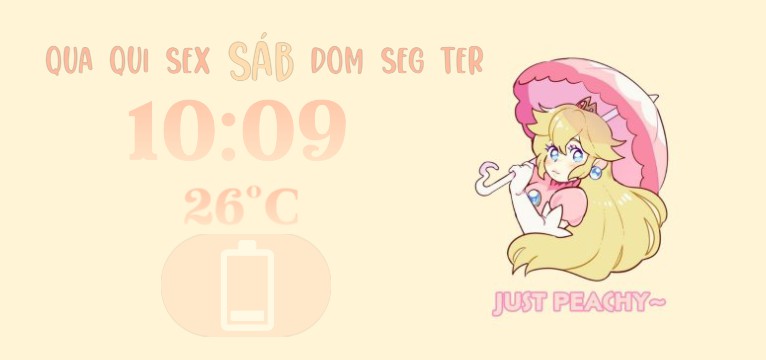 Princess peach widget
