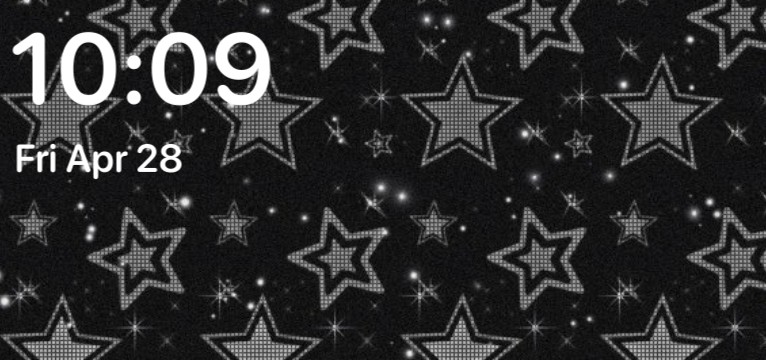 black clock and calendar 