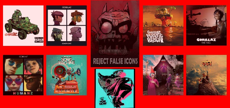 Every Gorillaz album Copy