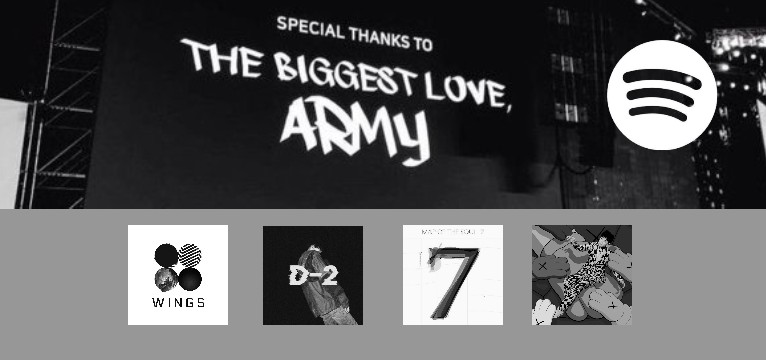 Bts Dark Aesthetic Spotify 