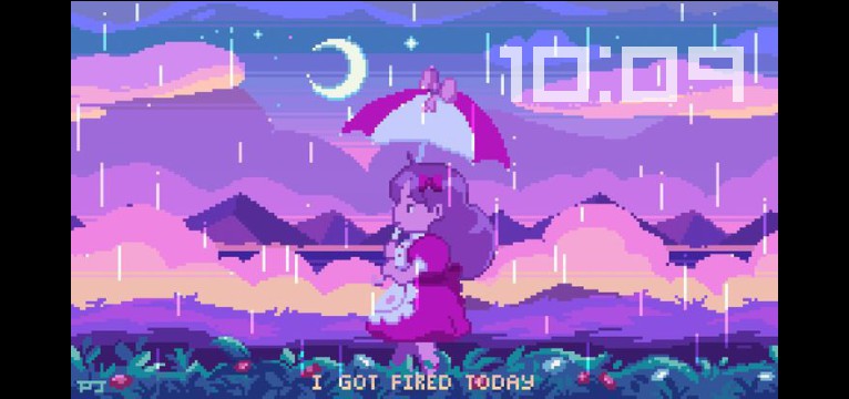 Bee and Puppycat pixel art