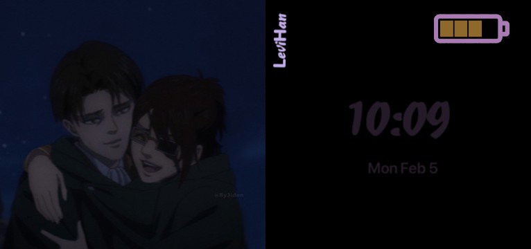 Levihan time widget levi/hange