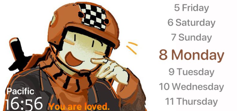 Ace of Spades time widget