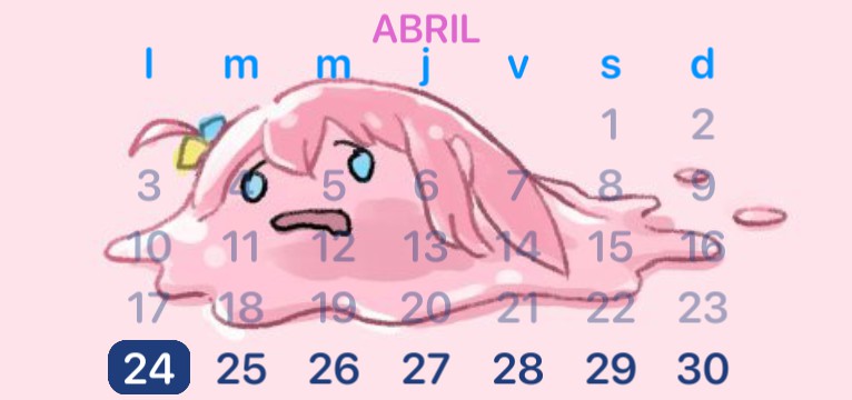 Bocchi the calendar