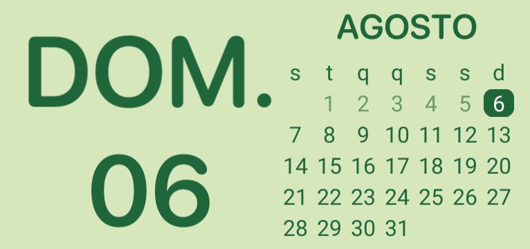 Green Calendar