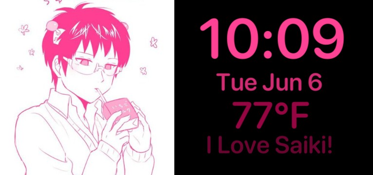 Saiki Kusuo Widget