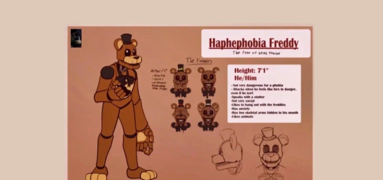 HAPHEPHOBIA Freddy Widget