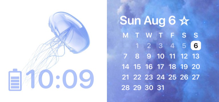Jellyfish Clock and Calendar Ver. 2