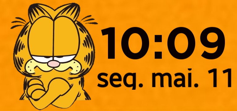 Garfield Hora e data