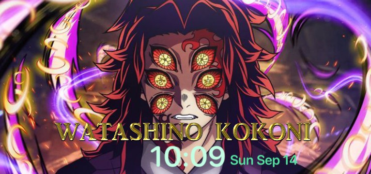 Kokushibo widget chibi X by MD Israfil Rafi - widgetopia