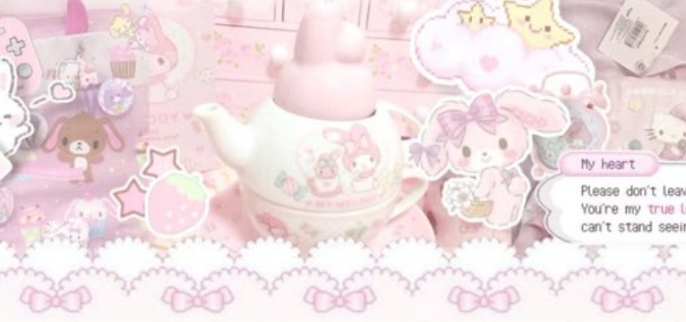 Kawaii Pink Banner