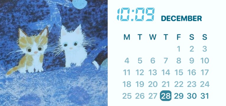 cat calendar 