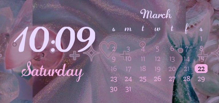 mermaid calendar