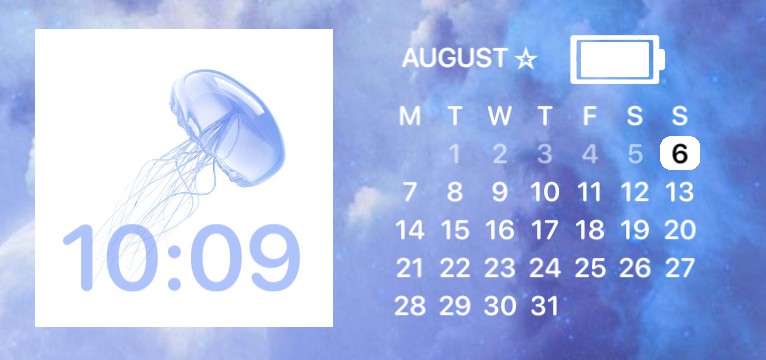 Jellyfish Clock and Calendar 
