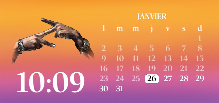 Date calendar QLF PNL dans la lgende
