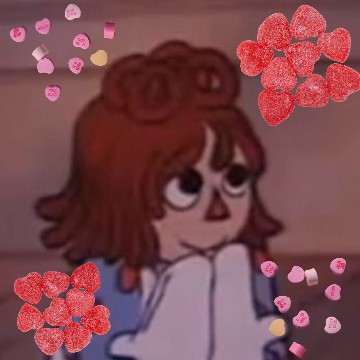 candy hearts raggedy Ann