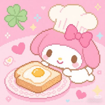 my melody chef egg toast