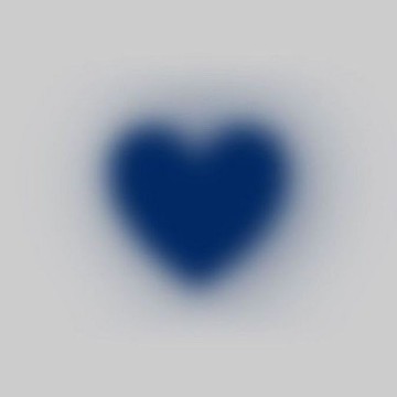 Navy blue heart