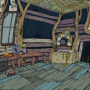 Adventure time living room