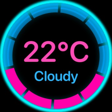Temperature & weather aesthetic cool minimalist