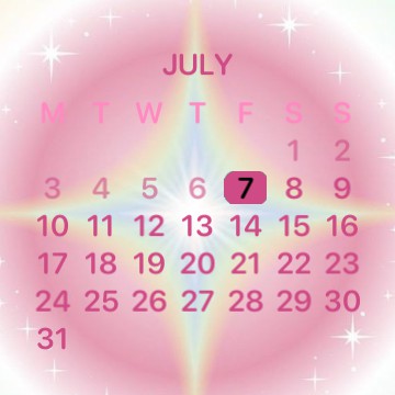 pink calendar