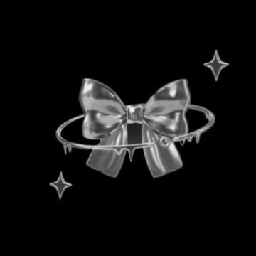 grunge black bow