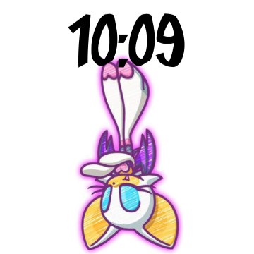 Rouge The Bat clock