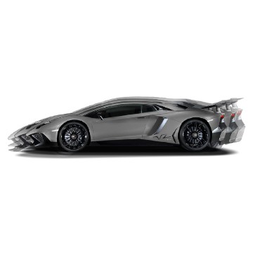 Luxury grey car widget