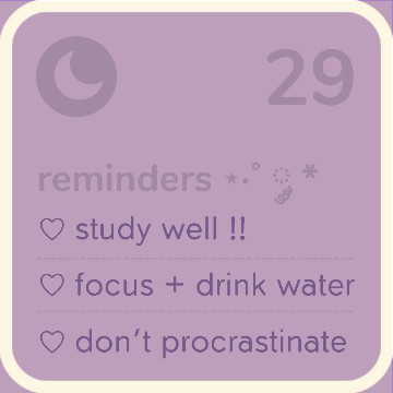 Reminders Copy