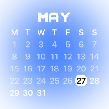 calendar - widgetopia homescreen widgets for iPhone / iPad / Android