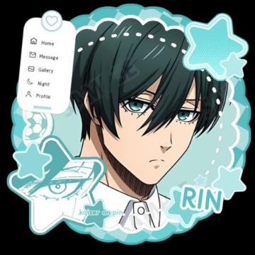 Rin Itoshi transparent bg