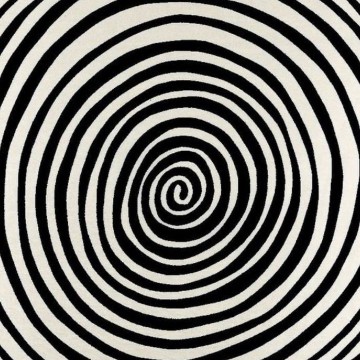 spiral black and white