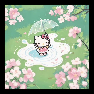 hello kitty rain 
