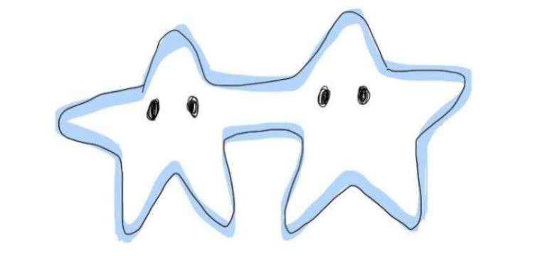 blue stars