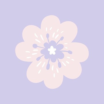 Purple cute aesthetic 