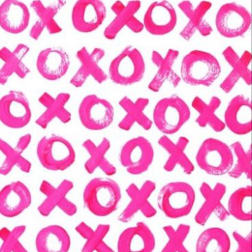 xoxo preppy pink widget