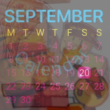 Forsaken Elliot Calendar 