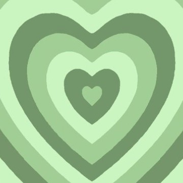 Heart green astetick 