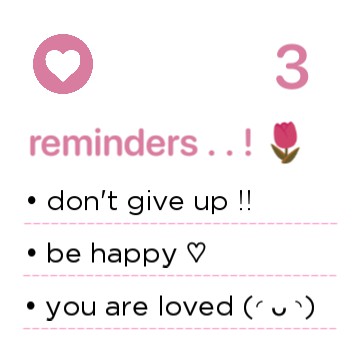 pink reminder 